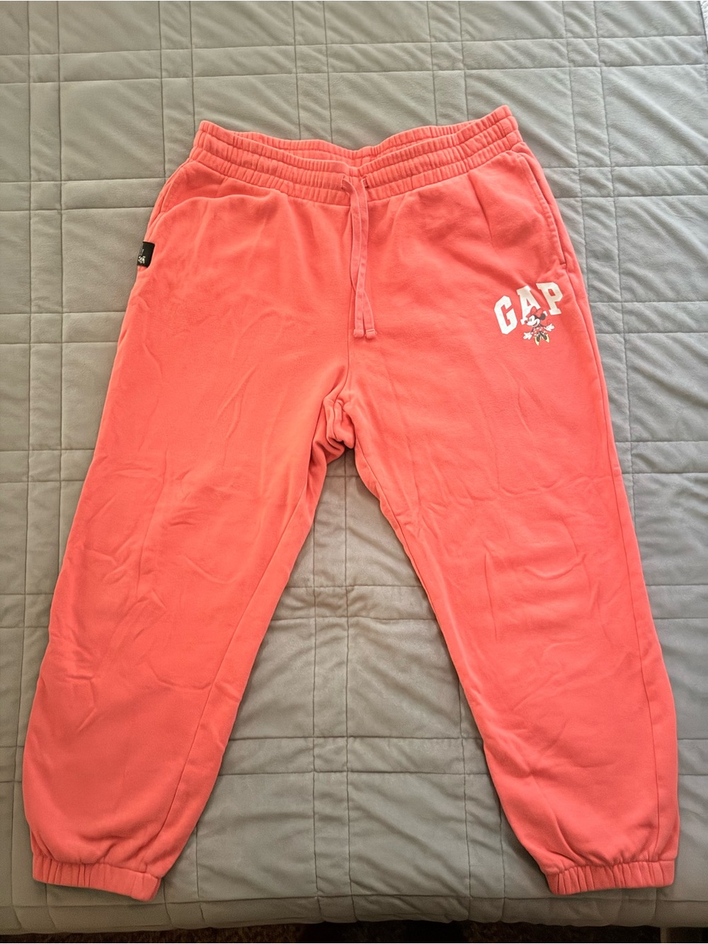 GAP Disney Women’s Pink Coral Jogger Sweatpants -L-